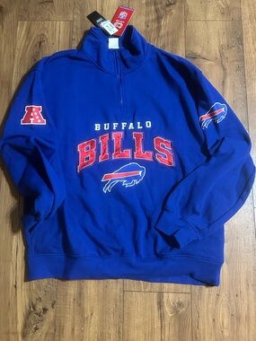 NFL Blue Pullover with Team Apparel Tag with Pockets